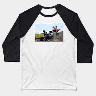 Tank Ride, Weybourne, Norfolk Baseball T-Shirt